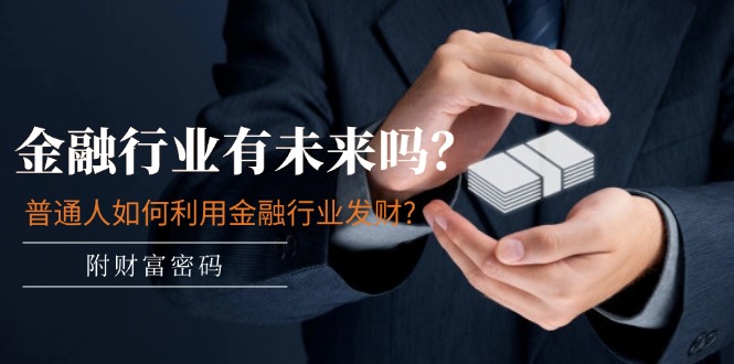 公众号付费文章：金融行业有未来吗？普通人如何利用金融行业发财?(附财富密码)-阳明聊项目