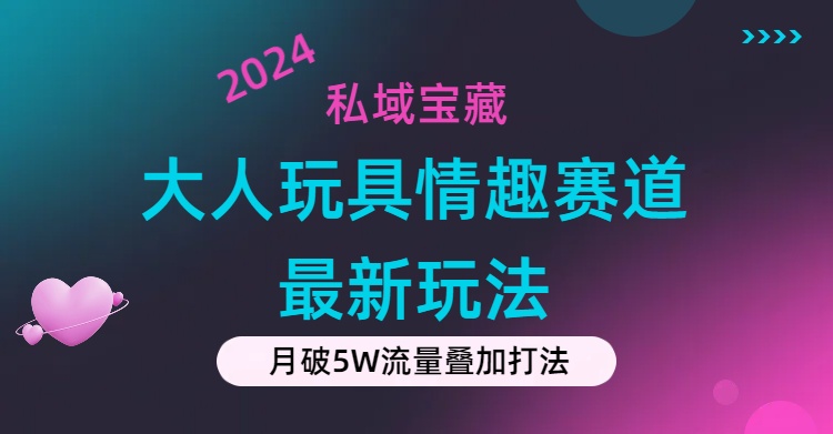 （11541期）私域宝藏：大人玩具情趣赛道合规新玩法，零投入，私域超高流量成单率高-阳明聊项目