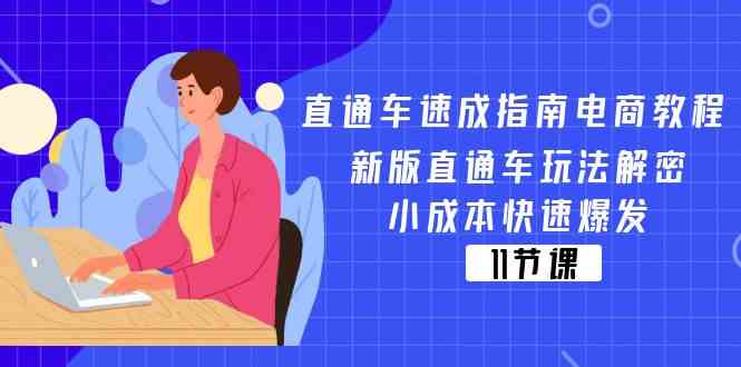 直通车速成指南电商教程：新版直通车玩法解密，小成本快速爆发（11节）-阳明聊项目