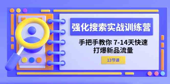 强化搜索实战训练营，手把手教你7-14天快速打爆新品流量（13节课）-阳明聊项目