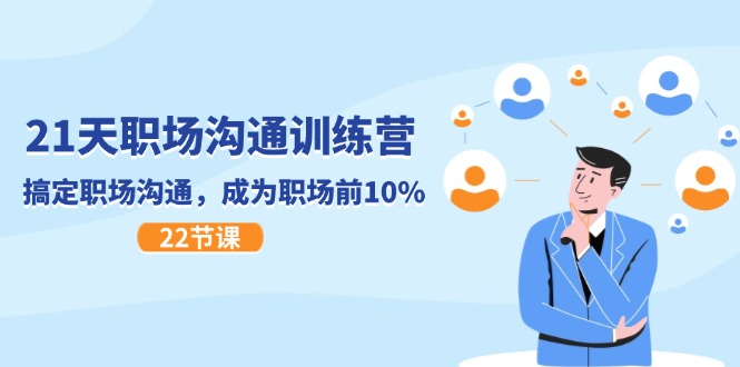 21天职场沟通特训营，搞定职场沟通，成为职场前10%（22节）-阳明聊项目