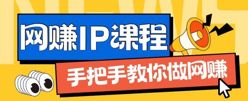 ip合伙人打造1.0，从0到1教你做网创，实现月入过万【揭秘】-阳明聊项目