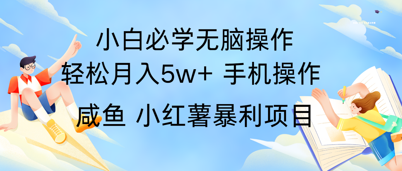 全网首发2024最暴利手机操作项目，简单无脑操作，每单利润最少500+-阳明聊项目