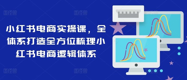 小红书电商实操课，全体系打造全方位梳理小红书电商逻辑体系-阳明聊项目