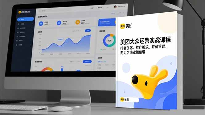 美团大众运营实战课程，排名优化、推广投放、评价管理，助力店铺业绩倍增-阳明聊项目
