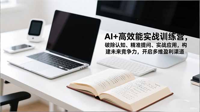 AI+高效能实战训练营,破除认知、精准提问、实战应用,构建未来竞争力,开启多维盈利渠道-阳明聊项目