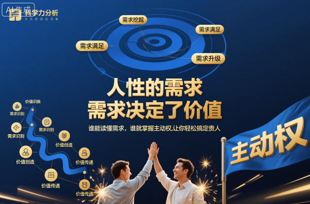 人性的需求，需求决定了价值，谁能读懂需求，谁就掌握主动权，让你轻松搞定贵人【文档】-阳明聊项目