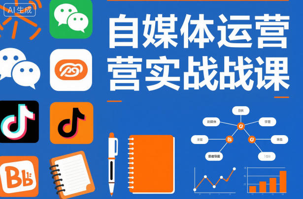 自媒体运营实战课，掌握一套系统的自媒体运营底层方法论，成为优秀的内容创作者-阳明聊项目