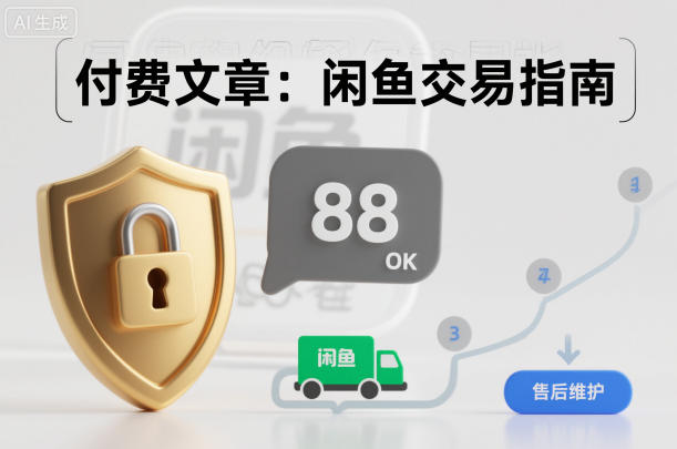 付费文章：闲鱼交易指南，怎么才能降低被坑被马扁的概率-阳明聊项目