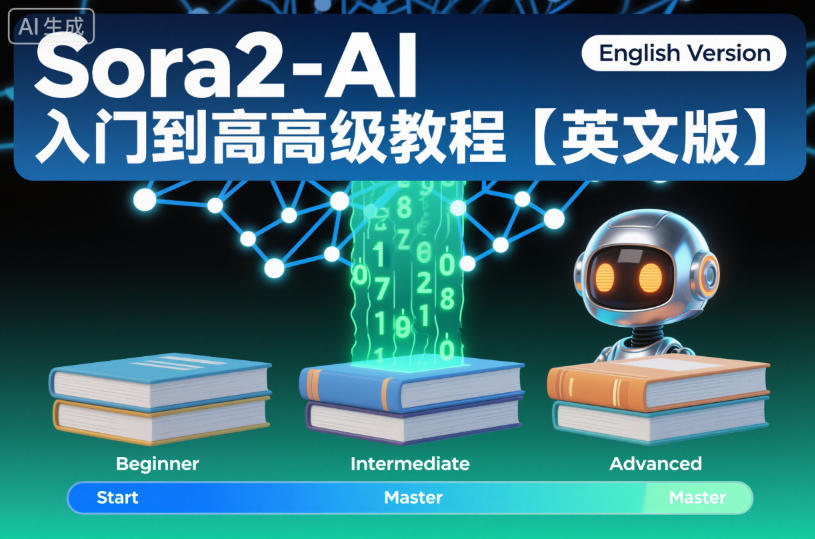 Sora2-AI入门到高级教程【英文版】-阳明聊项目