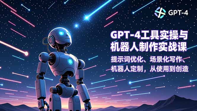 GPT-4工具实操与机器人制作实战课：提示词优化、场景化写作、机器人定制，从使用到创造-阳明聊项目