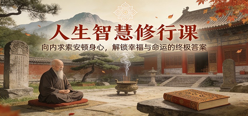 人生智慧修行课：向内求索安顿身心，解锁幸福与命运的终极答案-阳明聊项目