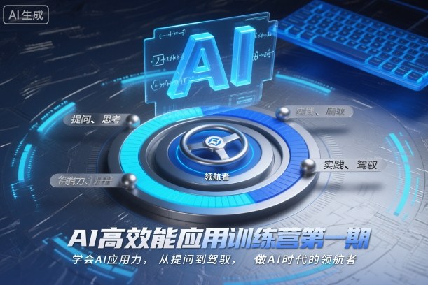 AI高效能应用训练营第一期，学会AI应用力，从提问到驾驭，做AI时代的领航者(更新)-阳明聊项目