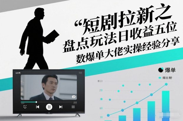 短剧拉新之盘点玩法日收益五位数爆单大佬实操经验分享-阳明聊项目