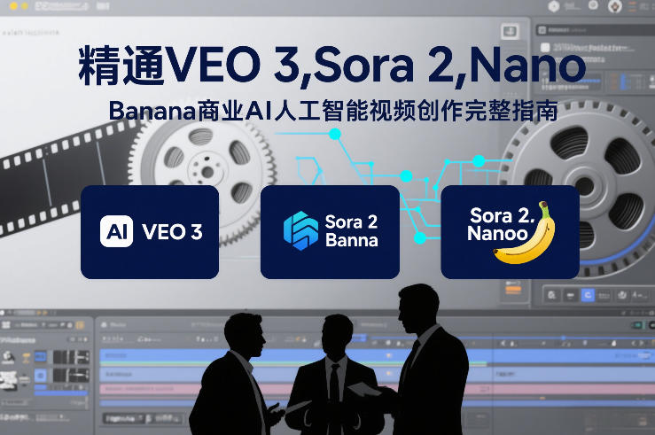 精通VEO 3，Sora 2，Nano Banana商业AI人工智能视频创作完整指南-阳明聊项目