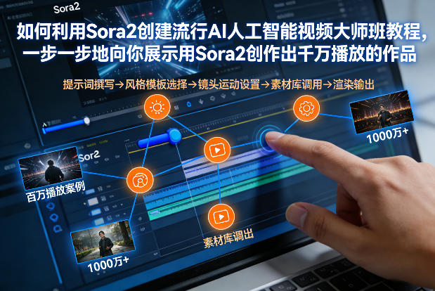 如何利用Sora2创建流行AI人工智能视频大师班,一步一步地向你展示用Sora2创作出千万播放的作品-阳明聊项目