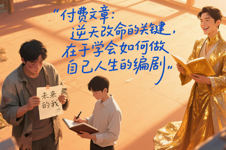 付费文章：逆天改命的关键，在于学会如何做自己人生的编剧-阳明聊项目